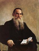 Ilya Repin Portrait of Leo Tolstoy painting